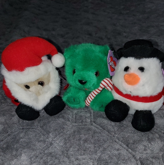 Vintage Christmas Puffkins Set of 3 - Picture 1 of 8